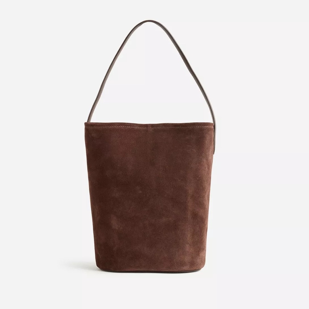 J crew Berkeley bucket bag in leather and suede